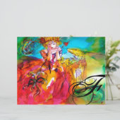 MIRANDOLINA / Venezianische Karnevalsmasken (Stehend Vorderseite)