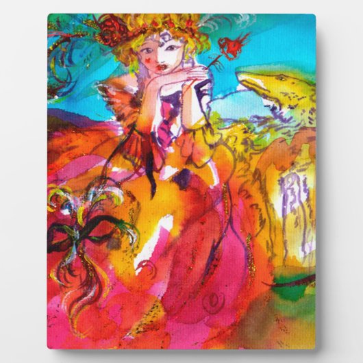 MIRANDOLINA / Venezianische Karnevalsmasken Fotoplatte (Vorderseite)