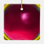 MIRANDOLINA / Venezianische Karnevalsmasken Keramikornament (Rückseite)