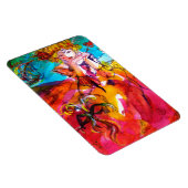 MIRANDOLINA / Venezianische Karnevalsmasken Magnet (Rechte Seite)