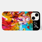 MIRANDOLINA / Venezianische Karnevalsmasken Monogr Case-Mate iPhone Hülle (Rückseite (Horizontal))