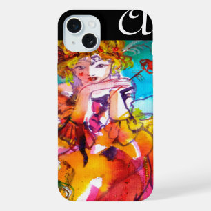 MIRANDOLINA Venezianische Karnevalsmasken Monogram iPhone 15 Plus Hülle
