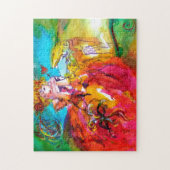 MIRANDOLINA / Venezianische Karnevalsmasken Puzzle (Vertikal)