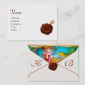 MIRANDOLINA WAX SIEGEL Monogramm Whitepaper Visitenkarte (Vorne/Hinten)