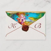 MIRANDOLINA WAX SIEGEL Monogramm Whitepaper Visitenkarte (Rückseite)