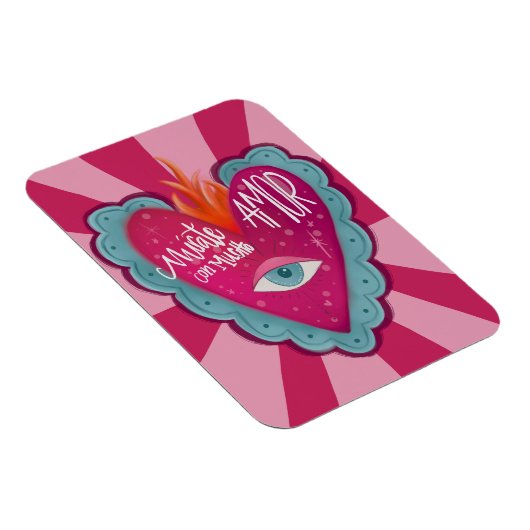 Mírate con AMOR Magnet (Rechte Seite)