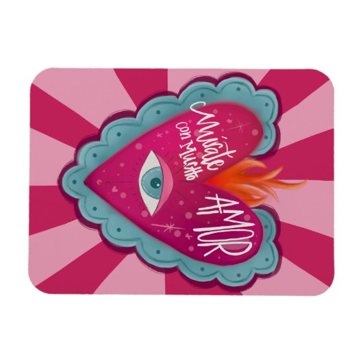 Mírate con AMOR Magnet (Horizontal)