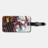 Mirco-Disco-Ball Gepäckanhänger (Rückseite horizontal)