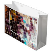 Mirco-Disco-Ball Große Geschenktüte (Vorderseite Schrägansicht)