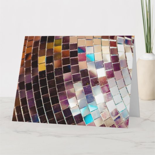 Mirco-Disco-Ball Karte (Vorderseite)