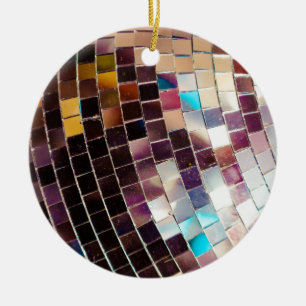 Mirco-Disco-Ball Keramik Ornament