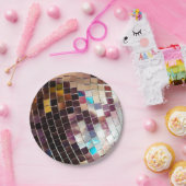 Mirco-Disco-Ball Pappteller (Party)