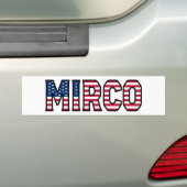 Mirco Name Vorname USA Aufkleber Sticker Auto Autoaufkleber (Auf Auto)
