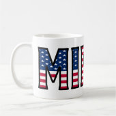 Mirco Name Vorname USA styled Tasse Kaffeetasse (Links)