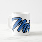 Mirco Vorname Name blue Tasse Kaffeetasse (Vorderseite Links)