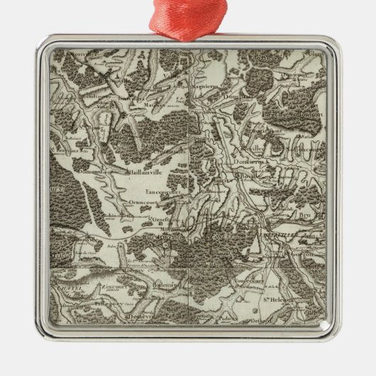 Mirecourt Silbernes Ornament (Vorne)