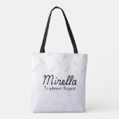 Mirella Tote Bag Tasche (Rückseite)