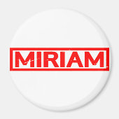 Miriam Briefmarke Magnet (Vorne)