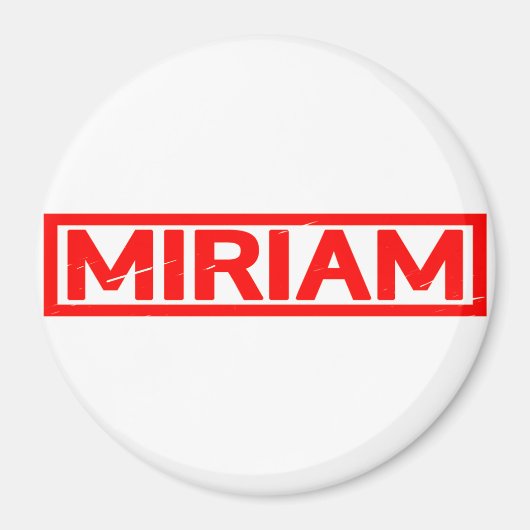 Miriam Briefmarke Magnet (Vorne)
