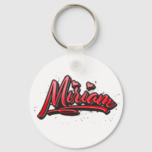 Miriam Heart Graffiti Schlüsselger Schlüsselanhänger