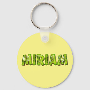 Miriam Name Kiwi Design Schlüsselanhänger