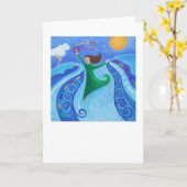 Miriams Lied Karte (Gelbe Blume)