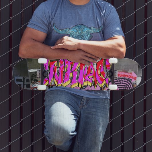 Mirian Graffiti Custom Personalisiert Skateboard (Außenbereich 3)