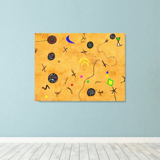 Miro Downunder Leinwanddruck (Insitu (Holzboden))