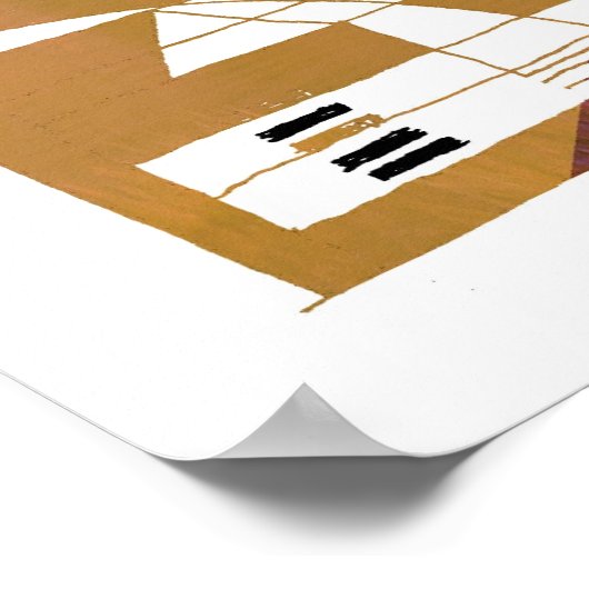 Miro ist das Ass Poster (Ecke)