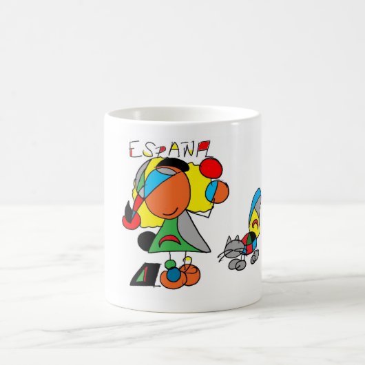 Miro Mädchen Kaffeetasse (Mittel)