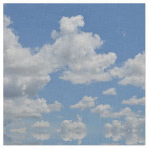 Mirriored Wolken Stoff