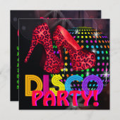 Mirror Ball Disco Dance Party Einladungen (Vorne/Hinten)