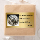 Mirror Ball Disco Party Labels (Insitu)