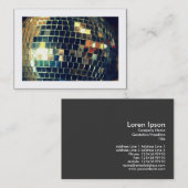 Mirror Ball (grenzt) Visitenkarte (Vorne/Hinten)