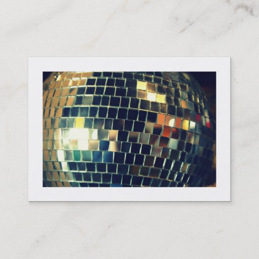 Mirror Ball (grenzt) Visitenkarte (Vorderseite)