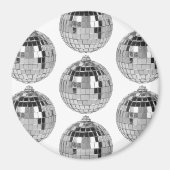 Mirror-Ball-Magnet, Glitzer-Ball-Magnet, Disco Magnet (Vorne)