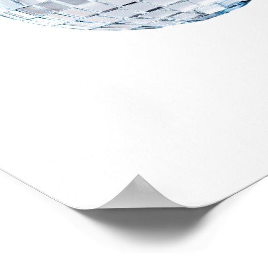 Mirror Ball Ornament Poster (Ecke)