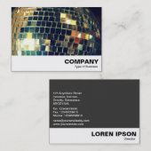 Mirror Ball Visitenkarte (Vorne/Hinten)