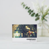 Mirror Ball Visitenkarte (Stehend Vorderseite)