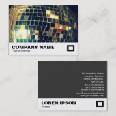 Mirror Ball Visitenkarte (Vorne/Hinten)