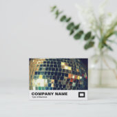 Mirror Ball Visitenkarte (Stehend Vorderseite)