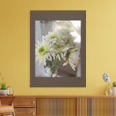 Mirror Blume Bouquet Canvas Print Leinwanddruck (Insitu (Wohnzimmer))