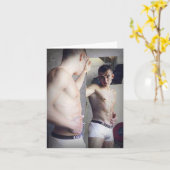 Mirror Boy Karte (Gelbe Blume)