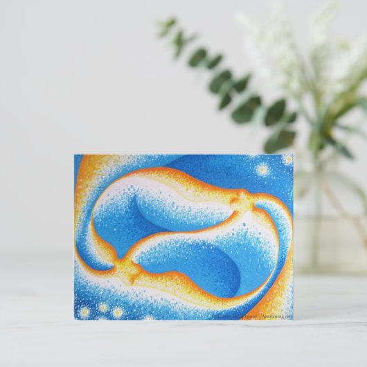 Mirror Dance Postkarte (Stehend Vorderseite)