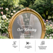 Mirror Decal - DIY Wedding Decoration Fensteraufkleber