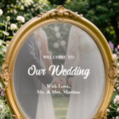 Mirror Decal - DIY Wedding Decoration Fensteraufkleber