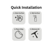 Mirror Decal - DIY Wedding Decoration Fensteraufkleber