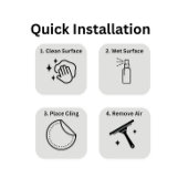 Mirror Decal - DIY Wedding Decoration Fensteraufkleber