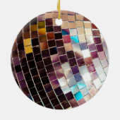 Mirror Disco Ball Keramik Ornament (Hinten)
