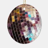 Mirror Disco Ball Keramik Ornament (Links)